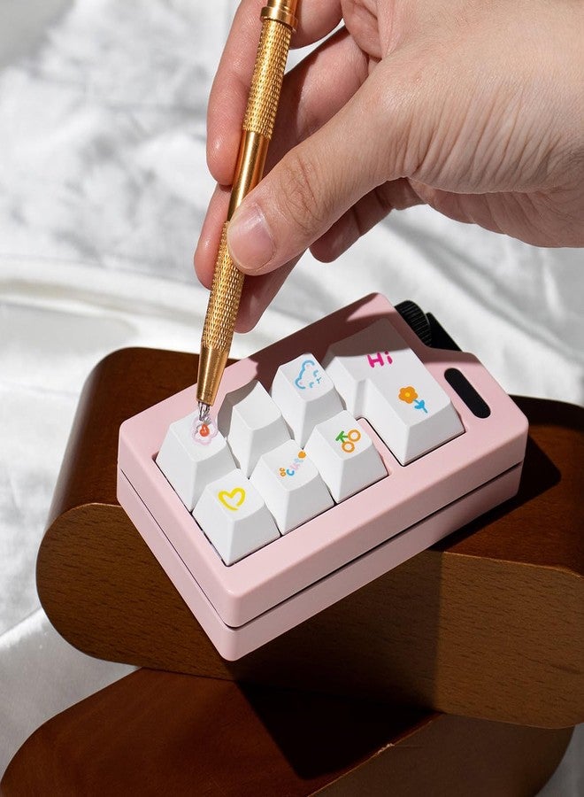 Gliging Loud Keyboard Fidget Toys, Keyboard Clicker Fidget Stress Relief Sensory Toy, Linear Finger Clicker Toys for Adults(Pink) - Image 3